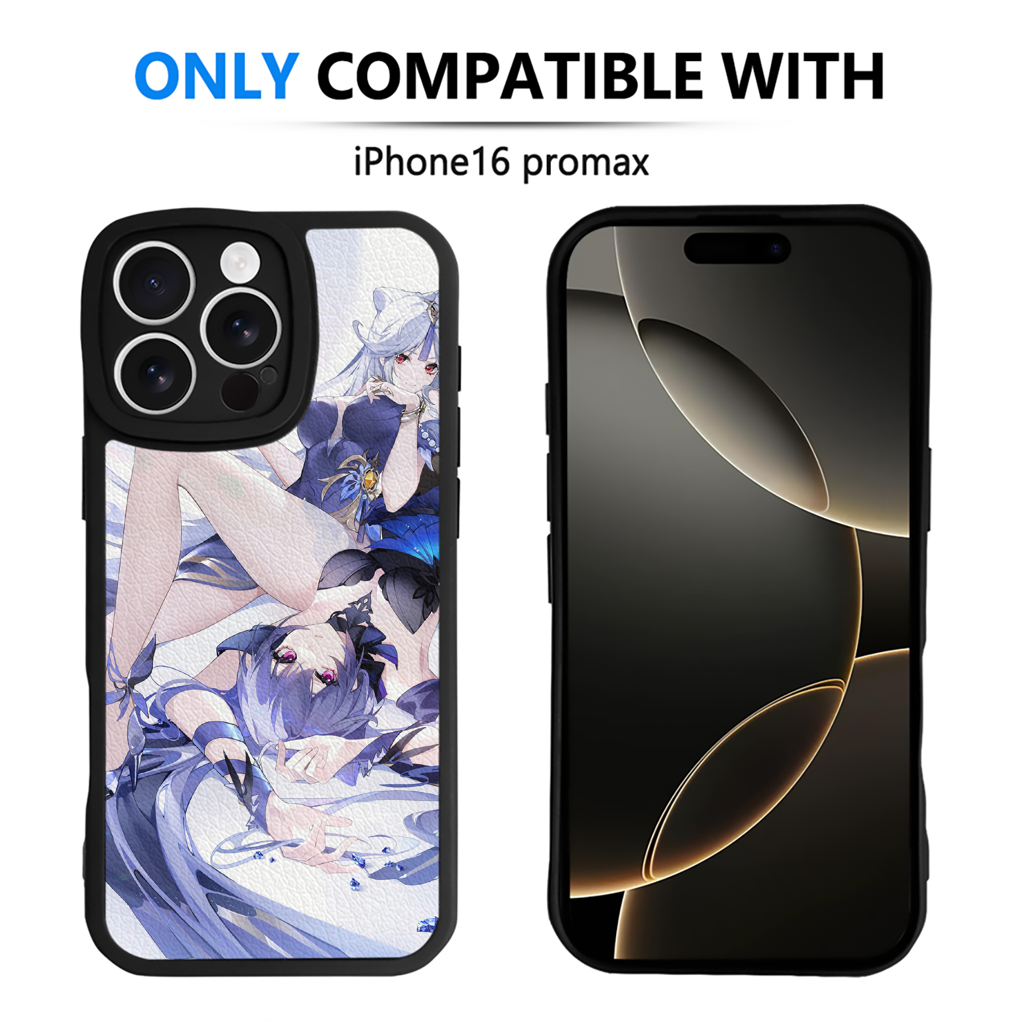 げんし神 genshin 【iPhone 16シリーズ対応】シリコンスマホケース（レザー調） 材質：シリコン